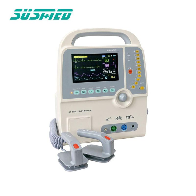 Medical Equipment Portable Monophasic Biphasic Aed Automated External Defibrillator