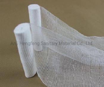 10cm *5m Gauze Bandages Wound Dressing First Aid Treatment with CE/ISO13485