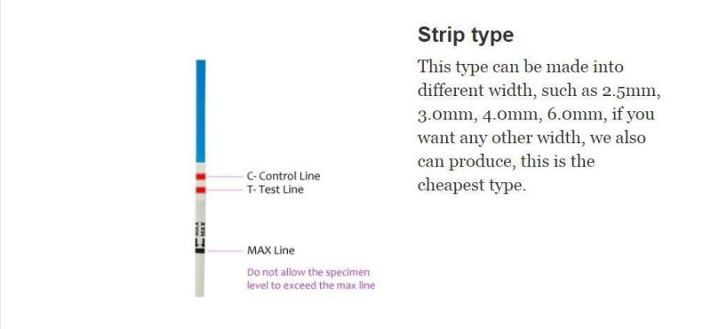 Quick Card Pregnancy Test Midstream Test