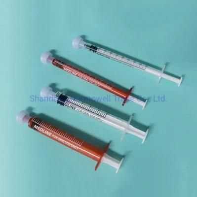 Disposable Single Use Oral Medication Syringe 5ml 10ml with Adaptor