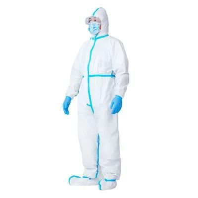 Medical/Chemical Isolation Gowns PPE Waterproof Anti Dust Suit Safety Clothing/Coverall