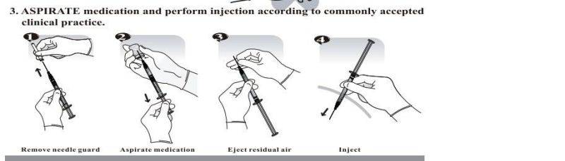 Manufacture Supply Auto Retractable Disposable Syringe with Needle for CE FDA ISO 510K