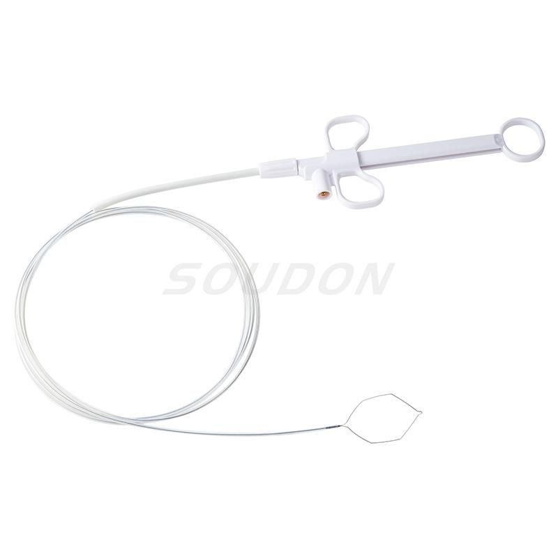 Medical Supplies Endoscopy Accessories Single Use 360 Degree Rotatable Polypectomy Snare for Polyp Retrieval Hexagon Type with Sterilization