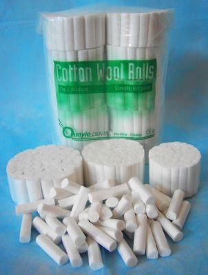 Absorbent Medical Disposable Products Dental Cotton Rolls 100% Cotton
