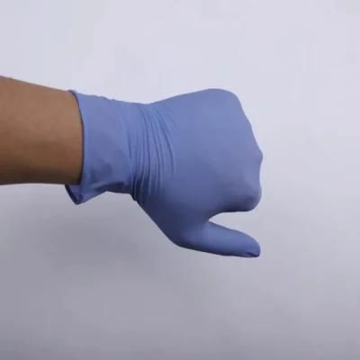 Exam Grade Disposable Nitrile Gloves Ce Powder Free Gloves Lates En455 Medical Gloves SGS