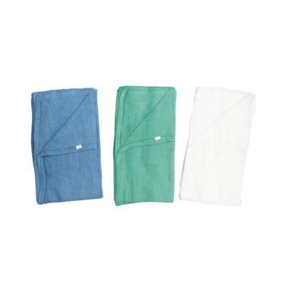 Surgical Cotton Fabric Towel Blue and Green - China Cotton Towel, Surgical Cotton Towel
