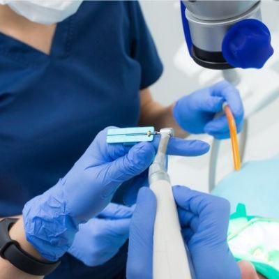 Hot Sale Disposable Blue Medical Nitrile Glove for Personal Protect
