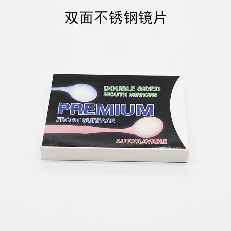 Dental Oral Materials Single-Sided/Double-Sided 134 Degree High Temperature Disinfection Resistant Stainless Steel Lens Mouth Mirror