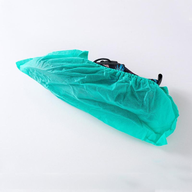 Non Slip Disposable Non Skid Shoe Covers PP+PE Coated Laminated Shoe Cover