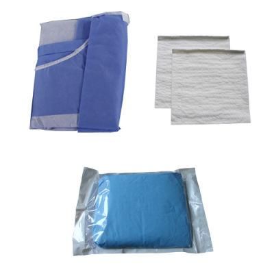 Reinforced Surgical Gowns with Hand Towel Medical Sterile Hospital Disposable Sergical Gowns Surgeon Room Clothes