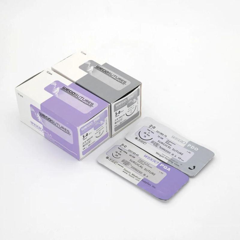 Sterile Surgical Sutures PGA Braided