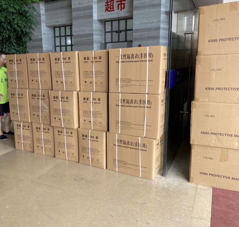 Liquid Chemicals Resistance Disposable Microporous Bounded Seam Type 5/6 Coverall Protect Clothing