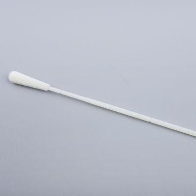 Medical Disposable Oropharynx Sterile Sampling Plastic Flocked Swabs