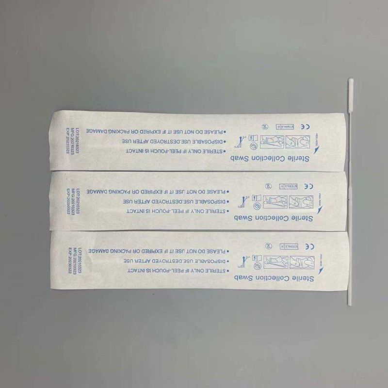 Wholesale Sterile Individual Packing Nylon Nasopharyngeal Swab Flocked Oral Nasal Swab