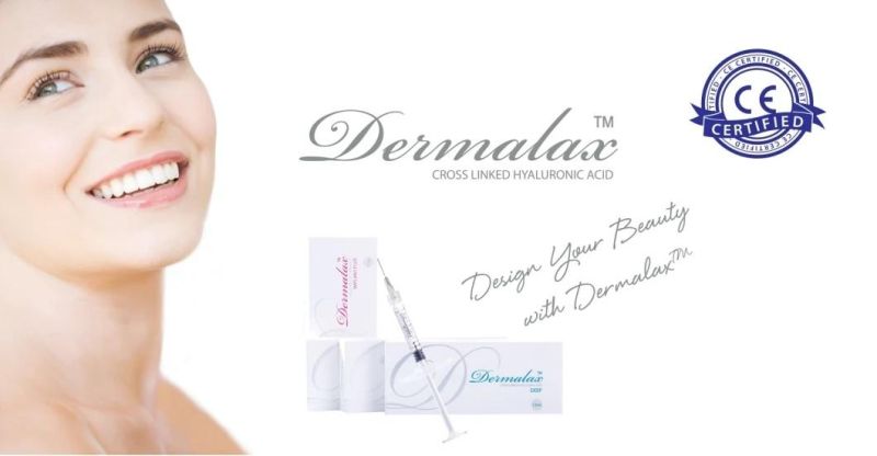 Korea Hot Selling Hyaluronic Acid Dermalax Dermal Filler Plus Deep Implant 2 Syringe/Box Resist Aging Injection