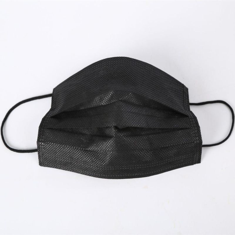 Medical Nonwoven Disposable Black Face Masks