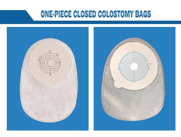 Medical Adhesives One-Piece 45mm 50mm 57mm 60mm Urostomy Urine Ostomy Bag, Urostomy Bag Supplier