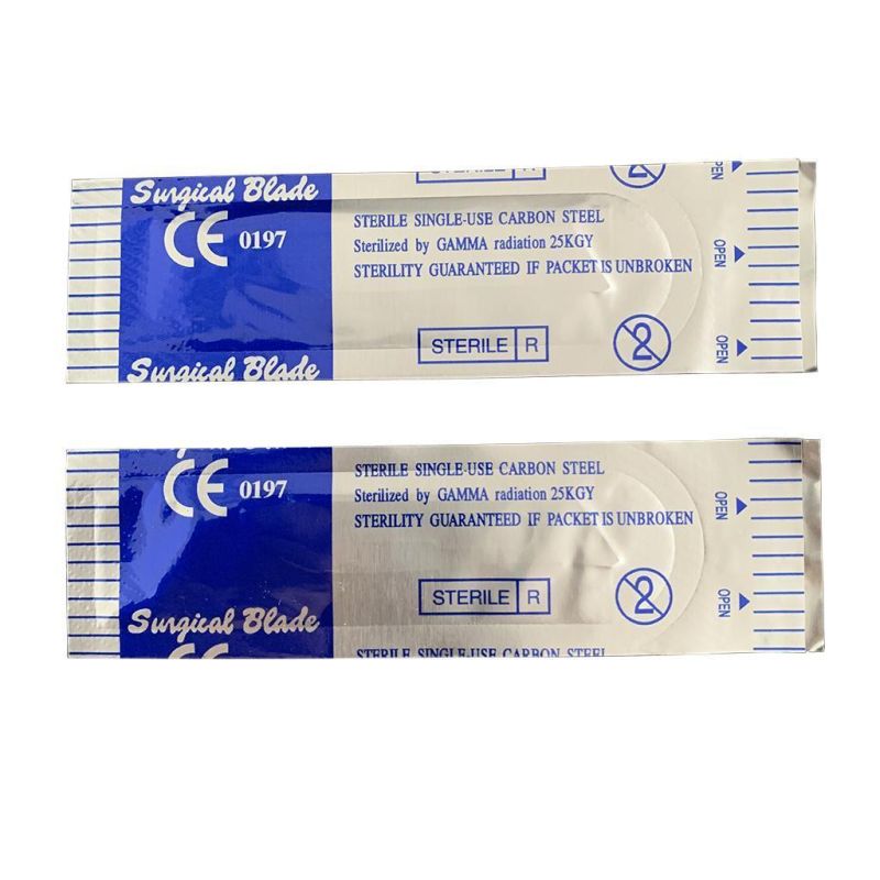 China Factory Medical Use Stainless Steel Knife Blade Carbon Steel Disposable Surgical Scalpel Blades