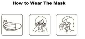 En149 Non-Mdical/ Medical Civil Disposable 3ply Non-Woven Protective Face Mask