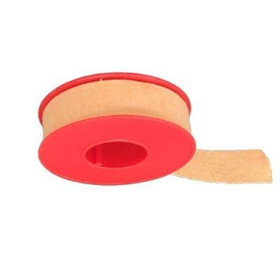Plastic Cannd Medical Disposable 1.25cm X 5 M Skin Color Cotton Fabric First Aid Tape