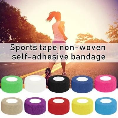 TUV Rheinland CE FDA Certified Colorful Medical Sport Self-Adhesive Cohesive Bandage