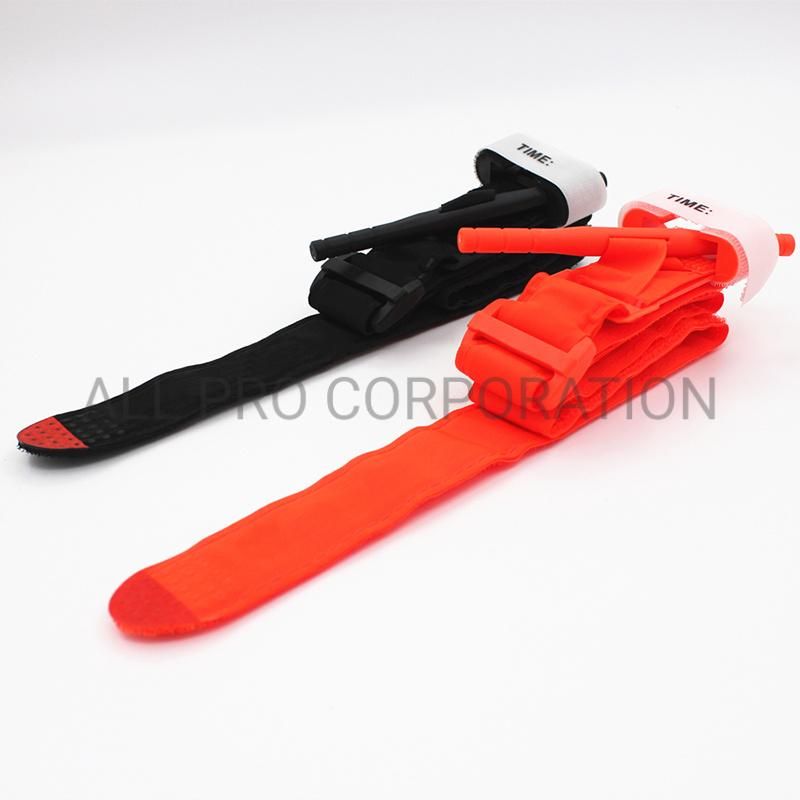 Medical Disposable Latex Free TPE Silicone Nylon First Aid Tactical Combat Application Emergency Cat Buckle Quick Release Blood Collection Tourniquet