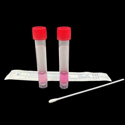 Disposable Sterile 10ml Media Sampling Tube Swab Vtm Specimen Virus Collection Tube Swab Kit