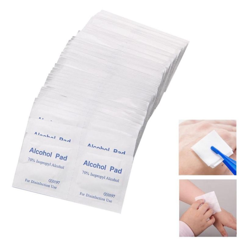 Sterile 3*6cm Medical 70% Isopropyl CE FDA Approved Alcohol Pad