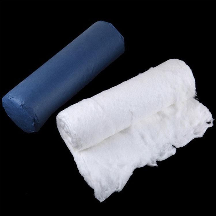 HD353 25g, 50g, 100g, 250g, 500g Medical Absorbent Cotton Wool Roll
