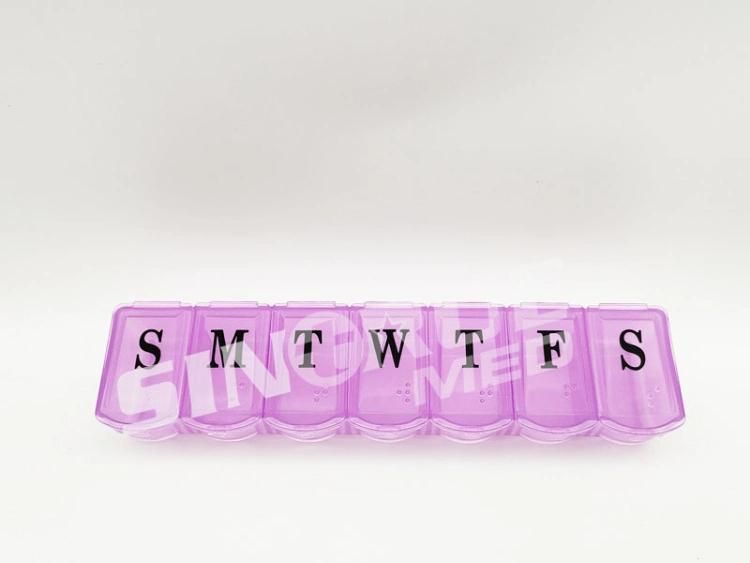 Home Use 7 Case PVC Pill Box