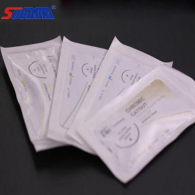 China Absorbable Sterile Surgical Sutures with Needle in Stock