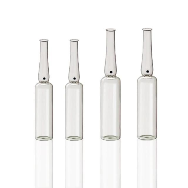 High Quality 1ml 2ml 3ml 5ml 10ml 20ml Clear and Amber Medical Glass Ampoule for Injection