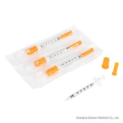 1ml 0.5ml 0.3ml Best Selling Disposable Medical Products U-100/U-40 Insulin Syringe