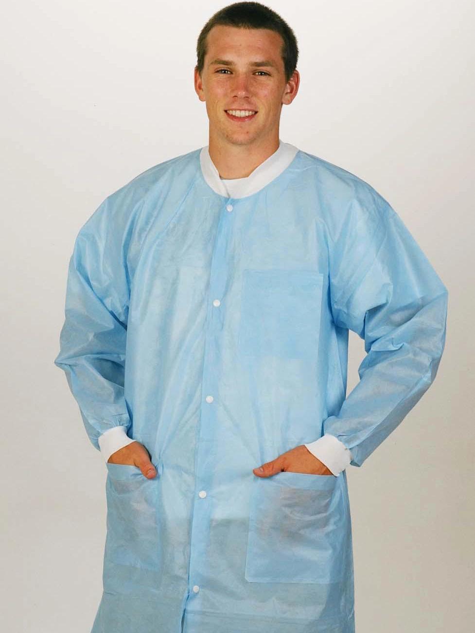 Medical Uniform Disposable Non Woven Lab Coat Pattern for Doctors