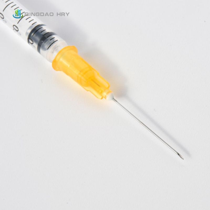 Auto Disable Syringe 0.5ml 1ml 2ml 3ml 5ml 10 Ml 1ml Syringe with Needle CE ISO FDA 510K