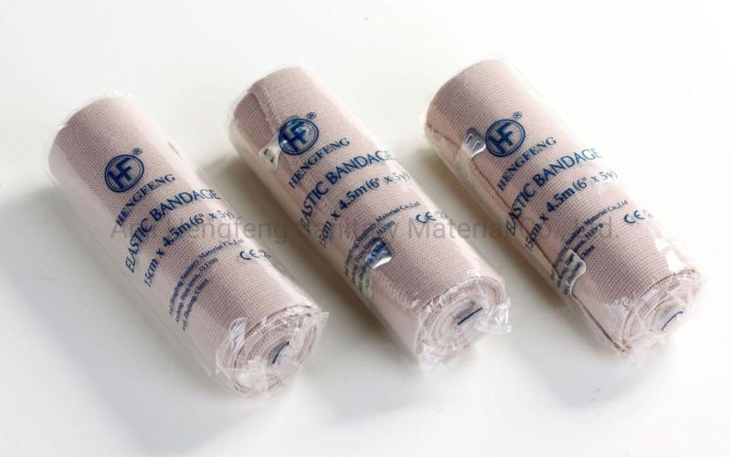 Medical Supplies High Compressed Natural Elastic Crep Bandage