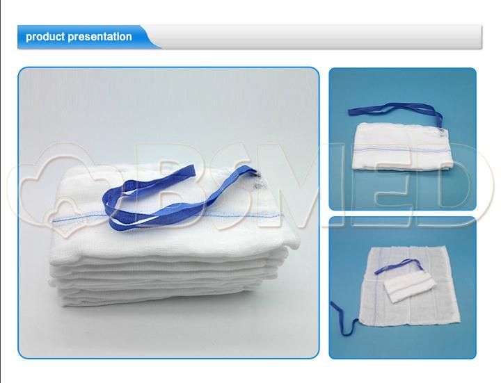 100% Cotton Gauze Lap Sponge Manufacturer with Ce Certificated