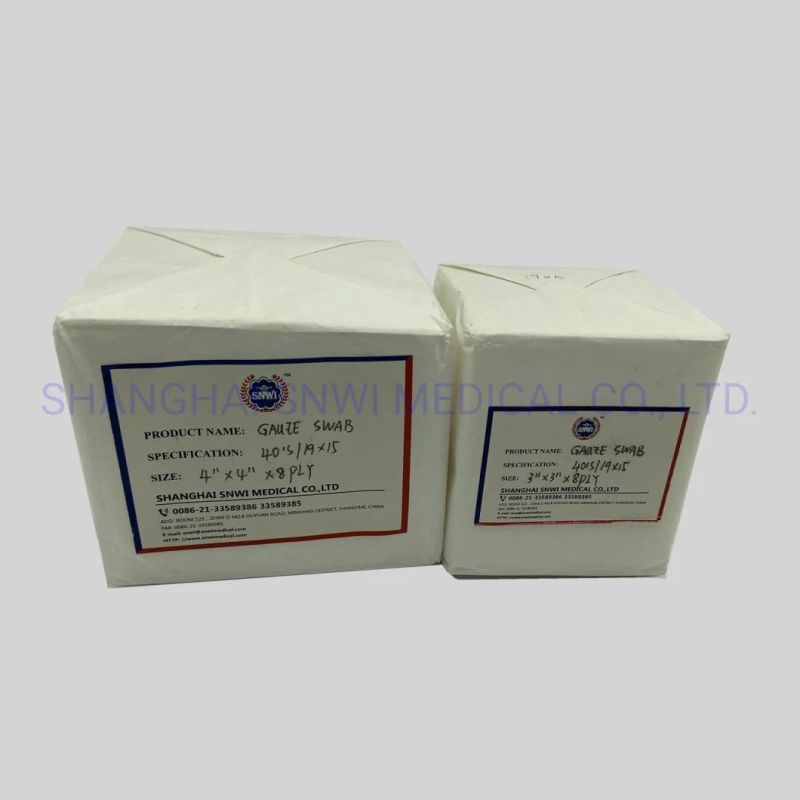 CE&ISO Certificate Medical Disposable Absorption Swab Gauze