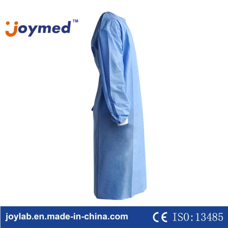 Disposable Isolation Gown Surgical Gown with AAMI Level 1 2 3 and Ce Disposable Coveralls