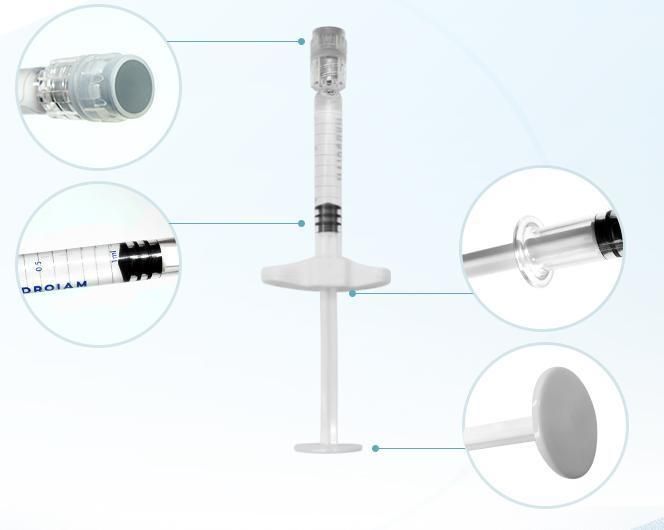 Long Lasting Injectable Cross Linked Hyaluronic Acid Body Dermal Fillers for Forehead Lines Rhinoplasty Chins Eye Wrinkle Nose Cheeks Nasolabial Folds Injection