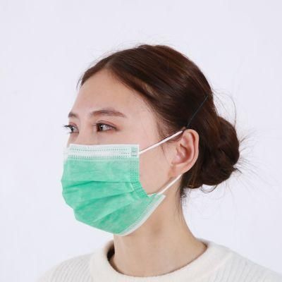 China Face Mask Factory 3 Ply Type Iir Biodegradable Face Mask with En14683 Certificate