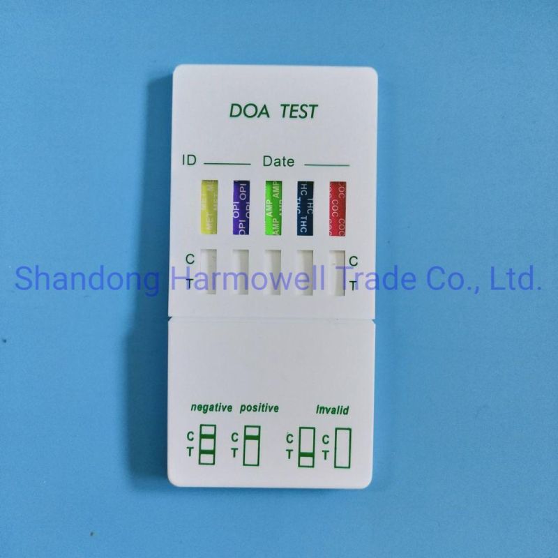 CE and FDA Approved Drug of Abuse Test Kitsurine Salive Test Cassette Made in China
