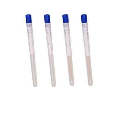 Sterile Disposable Micro Cotton Plastic Wooden Stick Sample Collection Nasal Oral Swabs with Tube