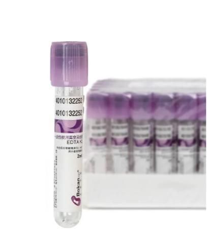 Medical Disposables Plastic Glass Purple Cap Vacuum Blood Collection Tube 5ml K2 K3 EDTA Tube
