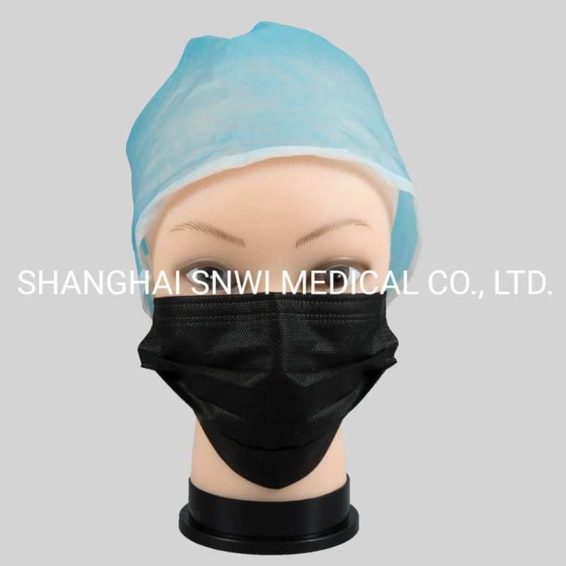 Disposable PP Non Woven Strip Bouffant Head Cover Hair Clip Cap