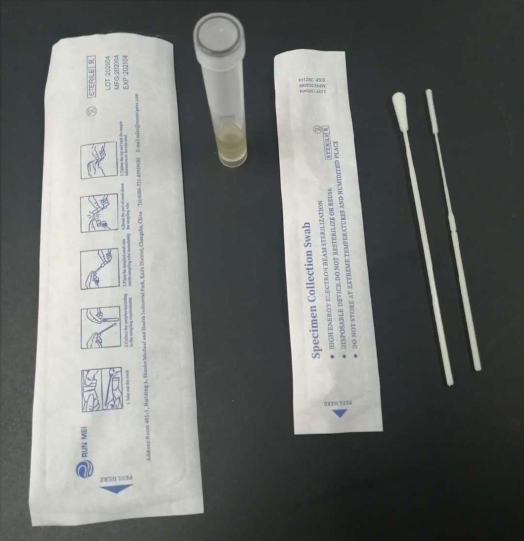 pH Test Stick Single Use Samplers with Nylon Swab for Home Remedy Test Kit
