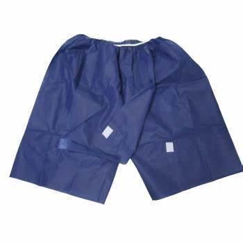 Blue Nonwoven Disposable Colonscopy Pants