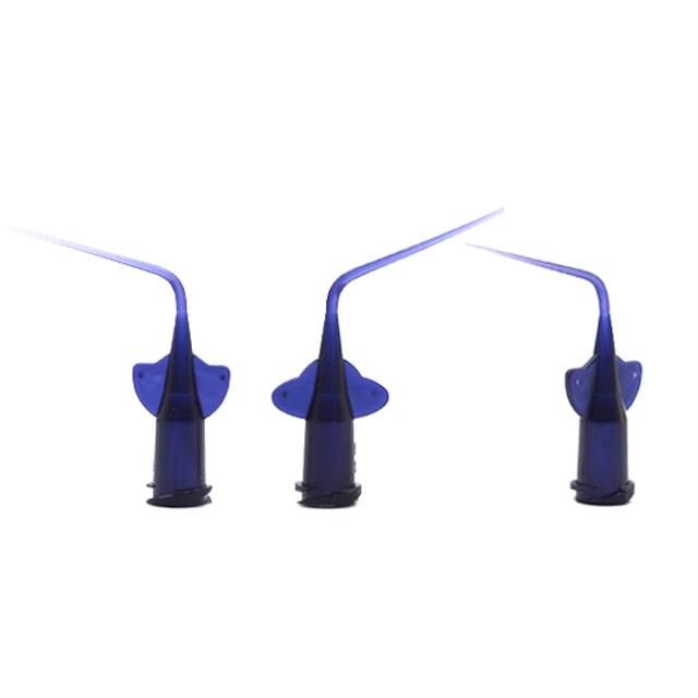 Straight Tip Sterile Plastic Disposable Periodontal Needle for Dental Clinic 0.25mm 0.35mm 0.28mm