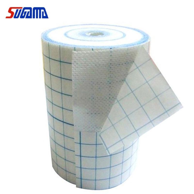 Disposable Transparent PU Non Woven Waterproof Medical Wound Adhesive Dressing Roll