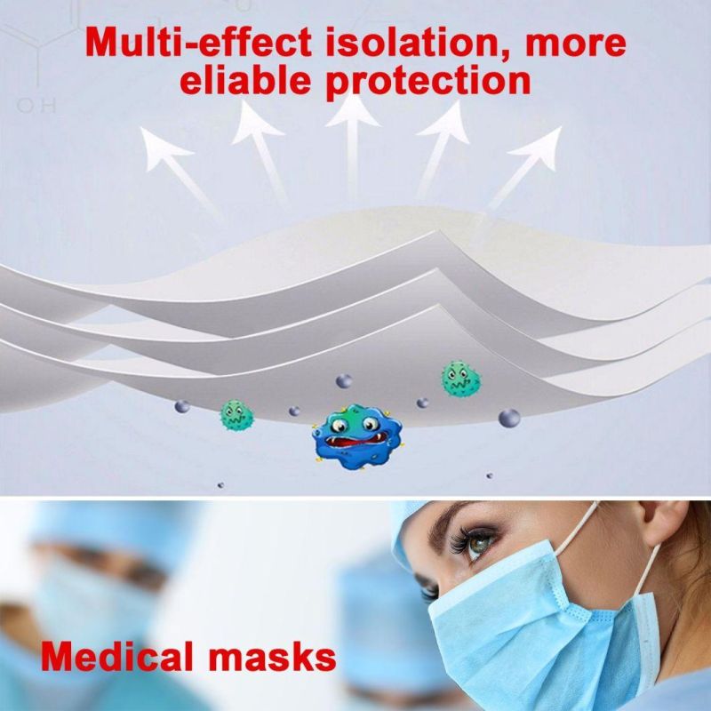 Disposable 3ply Face Mask with Earloop with Disposable Antivirus Face Mask